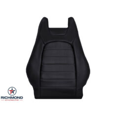2016-2023 Mercedes-Benz C250 C300 2-Door Coupe Replacement Leather Seat Cover: Driver Side Lean Back, Black Perforated