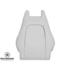 2016-2023 Mercedes-Benz C250 C300 2-Door Coupe Replacement Leather Seat Cover: Driver Side Lean Back, Gray Perforated