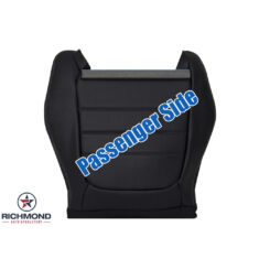 2016-2023 Mercedes-Benz C250 C300 2-Door Coupe Replacement Leather Seat Cover: Passenger Side Bottom, Black Perforated