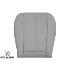 1997-2003 Mercedes-Benz CLK320 CLK430 Replacement Leather Seat Cover: Driver Side Bottom, Gray Perforated