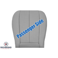 1997-2003 Mercedes-Benz CLK320 CLK430 Replacement Leather Seat Cover: Passenger Side Bottom, Gray Perforated