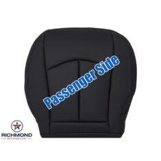 2003-2009 Mercedes-Benz E320 E350 Replacement Leather Seat Cover: Passenger Side Bottom, Black