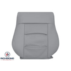2010-2013 Mercedes-Benz E200 E250 E350 Replacement Leather Seat Cover: Driver Side Lean Back, Gray