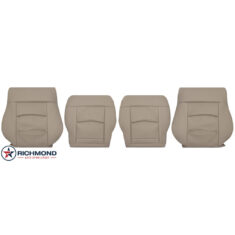 2010-2013 Mercedes-Benz E200 E250 E350 Replacement Leather Seat Covers: Driver & Passenger Complete, Tan