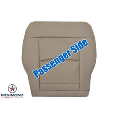 2010-2013 Mercedes-Benz E200 E250 E350 Replacement Leather Seat Cover: Passenger Side Bottom, Tan