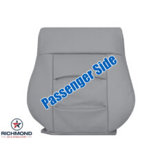 2010-2013 Mercedes-Benz E200 E250 E350 Replacement Leather Seat Cover: Passenger Side Lean Back, Gray