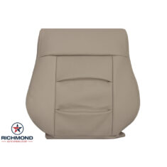 2010-2013 Mercedes-Benz E200 E250 E350 Replacement Leather Seat Cover: Driver Side Lean Back, Tan