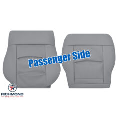 2010-2013 Mercedes-Benz E200 E250 E350 Replacement Leather Seat Covers: Passenger Side Complete, Gray