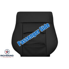 2010-2016 Mercedes-Benz E200 E250 E350 Replacement Leather Seat Cover: Passenger Side Lean Back, Black