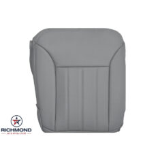 2006-2008 Mercedes-Benz ML320 ML350 ML500 ML550 Replacement Leather Seat Cover: Driver Side Bottom, Gray