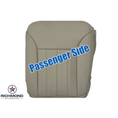 2006-2008 Mercedes-Benz ML320 ML350 ML500 ML550 Replacement Leather Seat Cover: Passenger Side Bottom, Tan