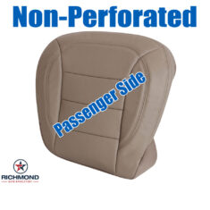 2012-2015 Mercedes-Benz ML250 ML350 ML400 Replacement Leather Seat Cover: Passenger Side Bottom, Tan Non-Perforated