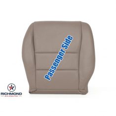 2003-2007 Honda Accord 4-Door Replacement Leather Seat Cover: Passenger Side Bottom, Tan