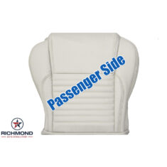 2005 Ford Thunderbird 50th Anniversary Special Edition Replacement Leather Seat Cover: Passenger Side Bottom, Cashmere (Off-White/Cream)