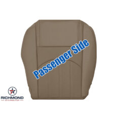 2013-2017 Buick Enclave Replacement Leather Seat Cover: Passenger Side Bottom, Choccachino Tan Perforated