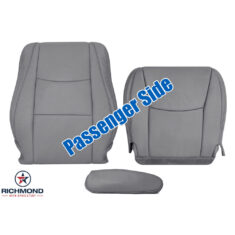 2003-2009 Lexus GX470 Replacement Leather Seat Covers: Passenger Side Complete, Dark Gray