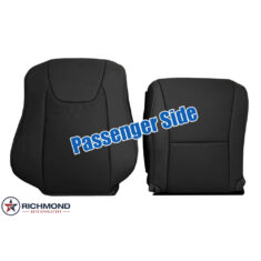2010-2015 Lexus RX350 RX450h Replacement Leather Seat Covers: Passenger Side Complete, Black Perforated