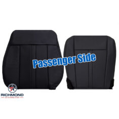 2015-2017 Lincoln Navigator Replacement Leather Seat Covers: Passenger Side Complete, Black