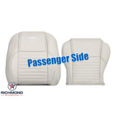 2005 Ford Thunderbird 50th Anniversary Special Edition Replacement Leather Seat Covers: Passenger Side Complete, Cashmere (Off-White/Cream)
