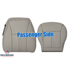 2011-2014 Ford Edge Limited Replacement Leather Seat Cover: Passenger Side Complete, Gray