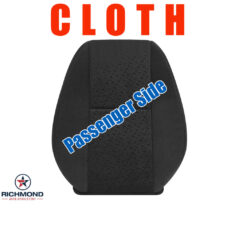 2007-2008 GMC Sierra SLE SLT Z71 Replacement Cloth Seat Cover: Passenger Side Lean Back, Black