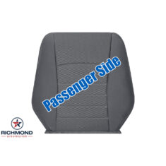 2013-2018 Dodge Ram 2500 SLT Replacement Cloth Seat Cover: Passenger Side Lean Back, Gray w/Alloy Center