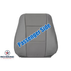 2017-2022 Ford F-250 XL Replacement Vinyl Seat Cover: Passenger Side Lean Back, Gray