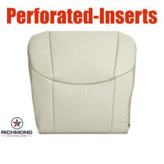 2011-2012 Toyota Avalon Replacement Leather Seat Cover: Driver Side Bottom, Tan Perforated