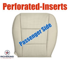 2013-2018 Toyota Avalon Limited Replacement Leather Seat Cover: Passenger Side Bottom, Tan Perforated