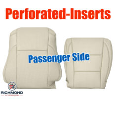 2014-2019 Toyota Highlander Limited Replacement Leather Seat Covers: Passenger Side Complete, Tan Perforated