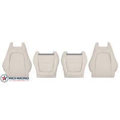 2016-2023 Mercedes-Benz C250 C300 2-Door Coupe Replacement Leather Seat Covers: Driver & Passenger Complete, Tan Perforated