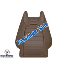 2016-2023 Mercedes-Benz C250 C300 2-Door Coupe Replacement Leather Seat Cover: Passenger Side Lean Back, Saddle Brown Perforated