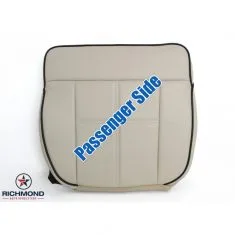 2006-2008 Lincoln Mark LT Replacement Leather Seat Cover: Passenger Side Bottom, Tan
