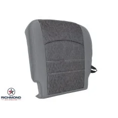 2013-2020 Dodge Ram 1500 SLT Replacement Cloth Seat Cover: Driver Side Bottom, Gray w/Carbide Center