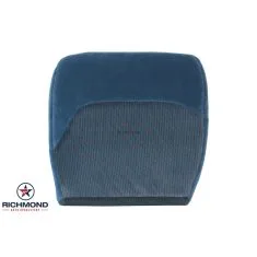 1994-1997 Ford F-250 XLT Replacement Cloth Seat Cover: Driver Side Bottom, Blue 40/20/40