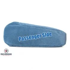 1994-1996 Ford F-150 XLT Replacement Cloth Armrest Cover: Passenger Side Armrest, Blue Cloth