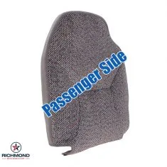 1998-2002 Dodge Ram 2500 SLT Laramie Replacement Cloth Seat Cover: Passenger Side Lean Back, Light Gray