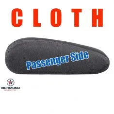 2000-2002 Chevy Tahoe & Suburban LS LT Z71 Cloth Armrest Cover: Passenger Side Armrest, Dark Gray