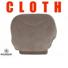 2000-2002 GMC Yukon & Yukon XL SLE SLT Replacement Cloth Seat Cover: Driver Side Bottom, Tan