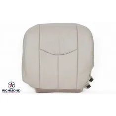 2005-2006 Chevy Avalanche LT LS Z71 Z66 Replacement Leather Seat Cover: Driver Side Bottom, Tan