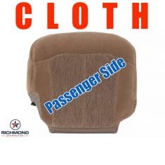 2000 Chevy Tahoe & Suburban LS LT Z71 Replacement Cloth Seat Cover: Passenger Side Bottom, Medium Dark Oak
