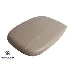 1997-1999 Lincoln Navigator: Replacement Leather Center Console Lid Cover, Tan