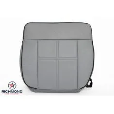 2006-2008 Lincoln Mark LT Replacement Leather Seat Cover: Driver Side Bottom, Gray