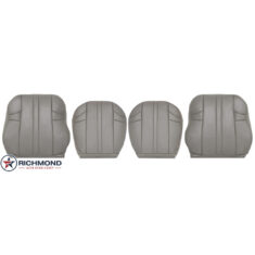 2002-2004 Jeep Grand Cherokee Laredo Replacement Leather Seat Covers: Driver & Passenger Complete, Taupe