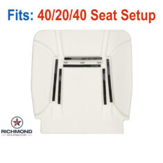 1992-1997 Ford F-250 XLT Replacement Seat Foam Cushion: Driver Side Bottom 40/20/40