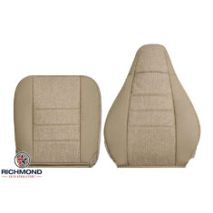 1997-2002 Jeep Wrangler Replacement Leather/Vinyl Seat Covers: Driver Side Complete, Tan Camel