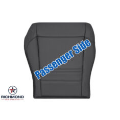 1998-2001 Mercury Mountaineer Replacement Leather Seat Cover: Passenger Side Bottom, Dark Gray