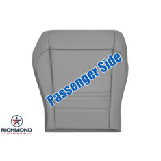 1998-2001 Mercury Mountaineer Replacement Leather Seat Cover: Passenger Side Bottom, Gray