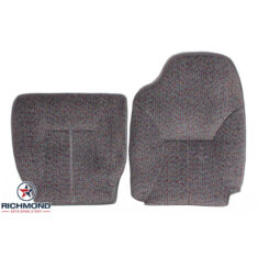 1998-2002 Dodge Ram 2500 SLT Laramie Replacement Cloth Seat Covers: Driver Side Complete, Light Gray