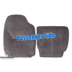 1998-2002 Dodge Ram 2500 SLT Laramie Replacement Cloth Seat Covers: Passenger Side Complete, Light Gray